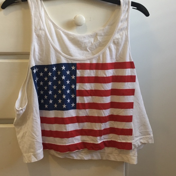RESERVED American Apparel Flag tank
