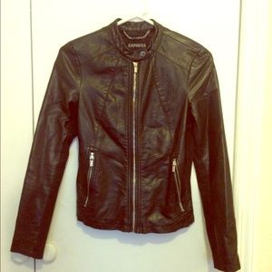 Black pleather jacket