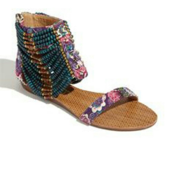 Beaded sandals