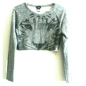 Tiger crop top