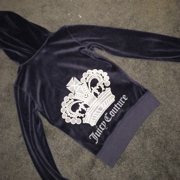Navy Blue Juicy Couture Zip-up Sweatshirt🎀