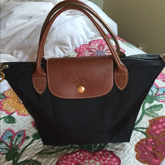 100% Authentic Black Longchamp Le Pliage® handbag