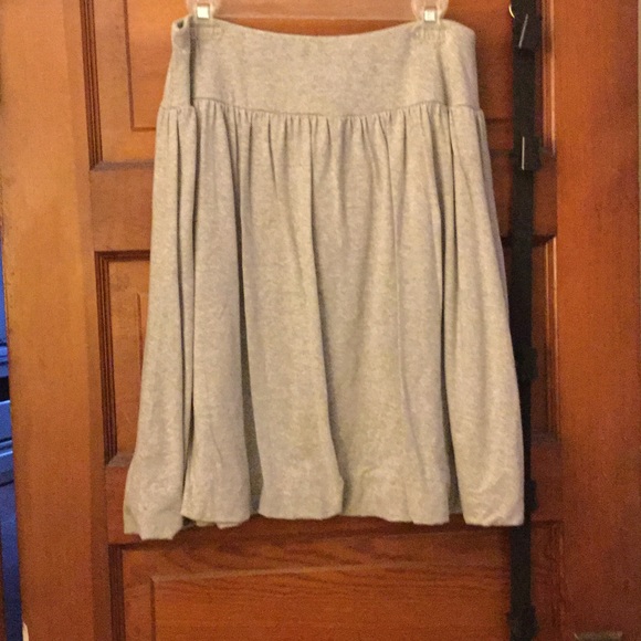 Talbots grey bubble skirt