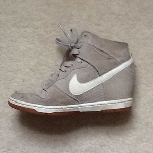 Nike sneaker DISGUISED wedges - Grey suede
