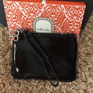 Stella & Dot black clutch