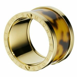 Michael Kors 💍 Gold/Tortoise Barrel Ring
