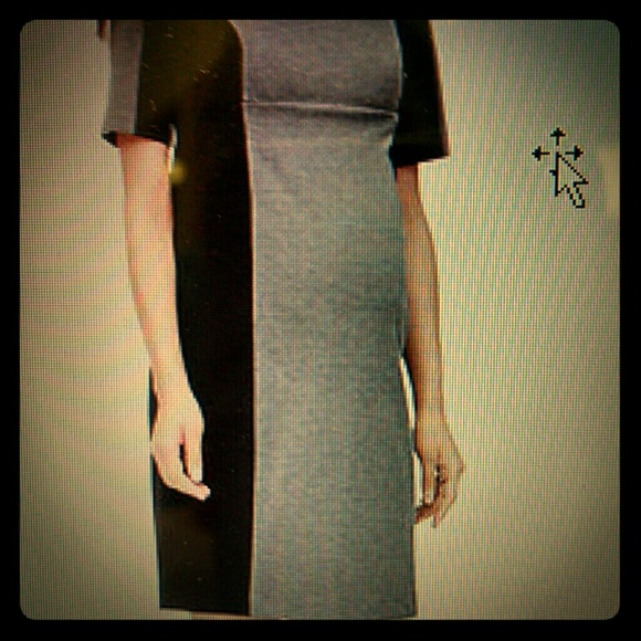 Ann Taylor Loft color block maternity dress