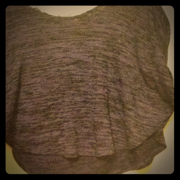 Purple crop top