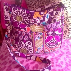 Vera Bradley "Carry All" crossbody in Plum Crazy