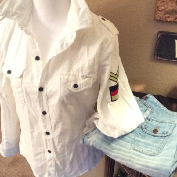 VINTAGE military style top❌SOLD LOCAL - Picture 3 of 3