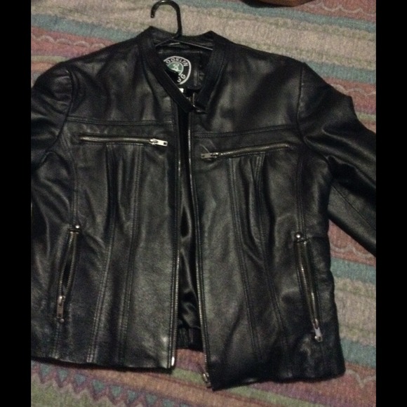 100% genuine leather jacket