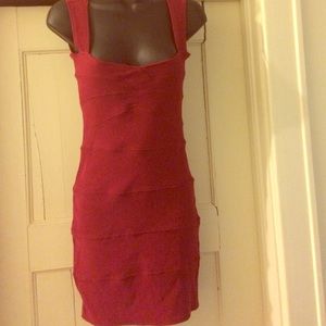 Red Bandage Bodycon Dress