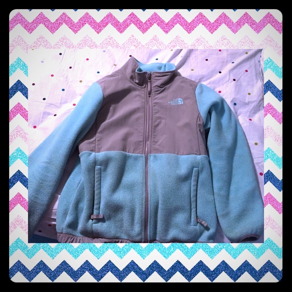 Blue and gray North Face Jacket - Picture 1 of 1