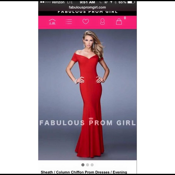 Red prom dress