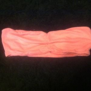 Hot pink bandeau.