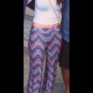 Printed hight waist flare pants