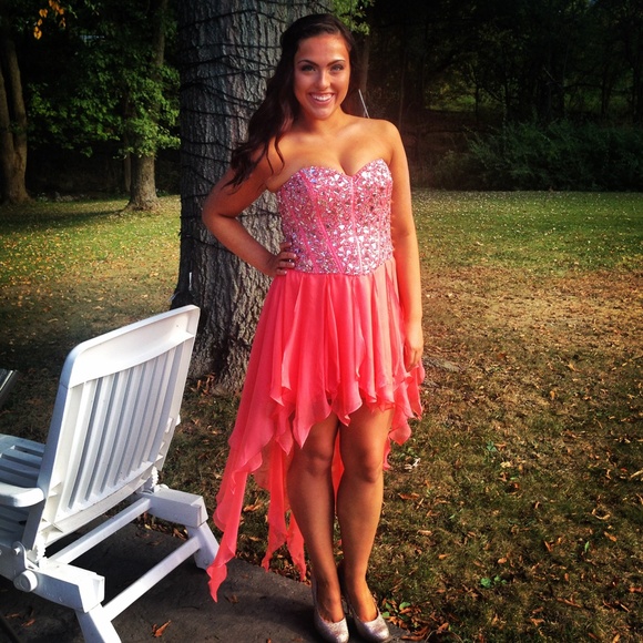 Coral Homecoming/Dance Dress