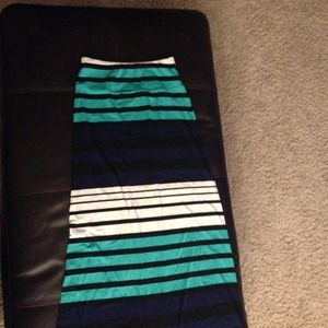 Soft flowing maxi skirt