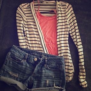 Forever 21 striped caridgan