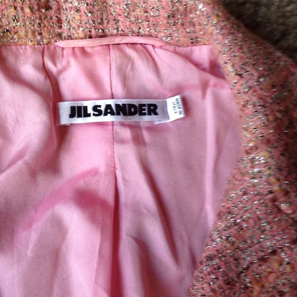 SOLD! Jil Sander metallic tweed blazer - Picture 2 of 4