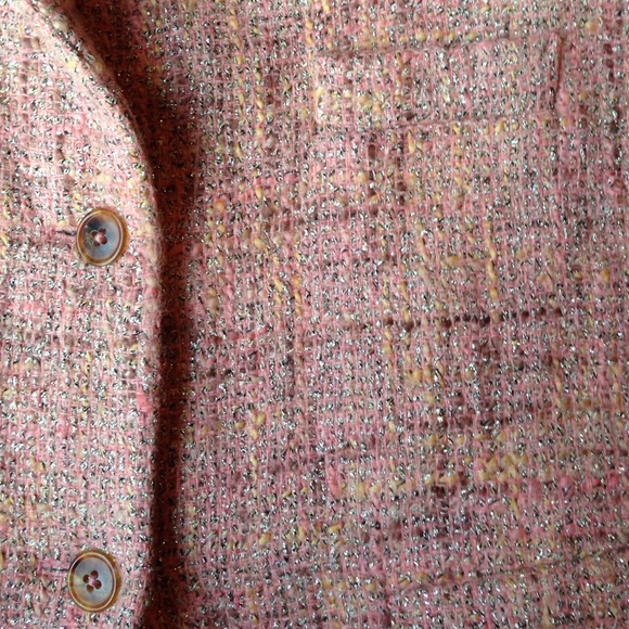 SOLD! Jil Sander metallic tweed blazer - Picture 3 of 4
