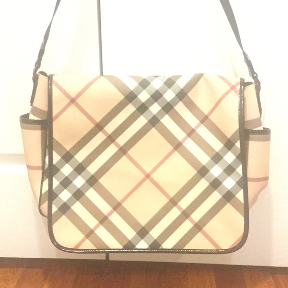 Authentic Burberry diaper bag