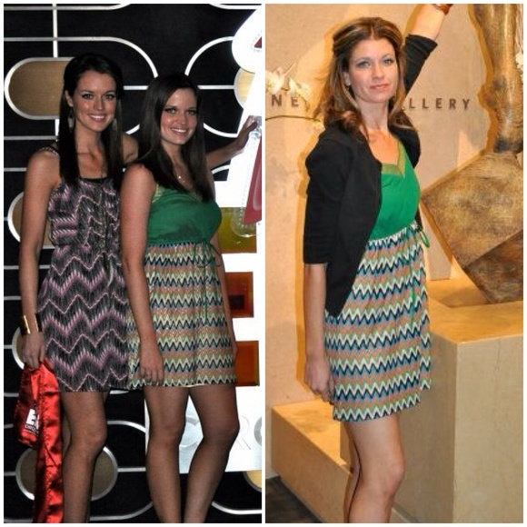 Emerald Green & Gold Sundress - Picture 4 of 4