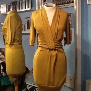 Rachel Roy Olive Sweater Dress