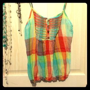 Old navy tiny strapped colorful shirt