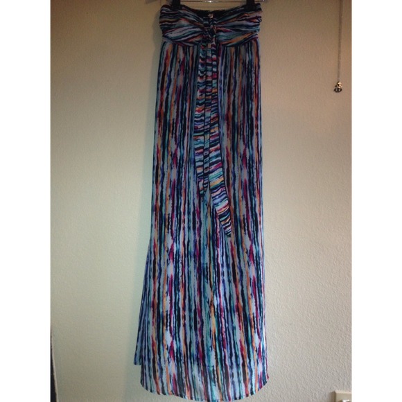 Strapless sun dress