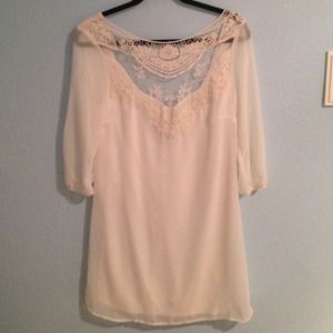 Charlotte Russe White Lace Dress
