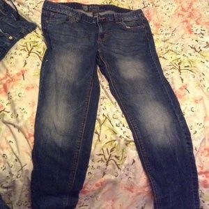 Dark blue skinny jeans