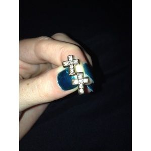 Cross earrings