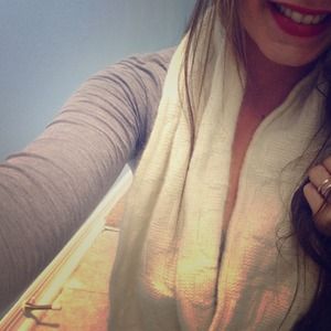 Coach white wool scarf final price