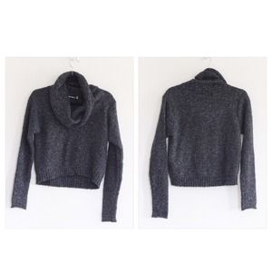 Speckled Cowl Neck Sweater