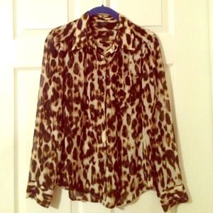 Guess Cheetah Blouse