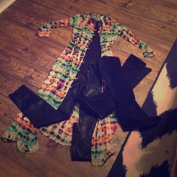 Dazed & Confused. Leather & Tye-Dye