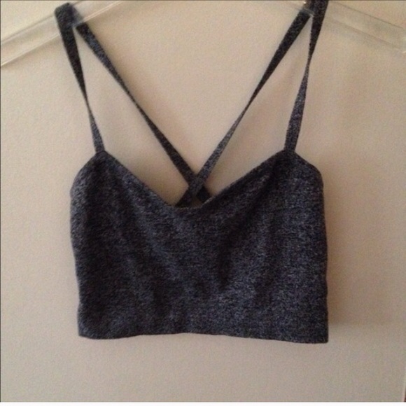 American apparel knit bralette top