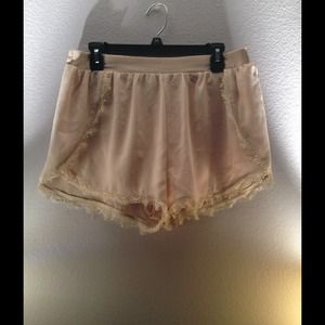 Pink high waisted shorts