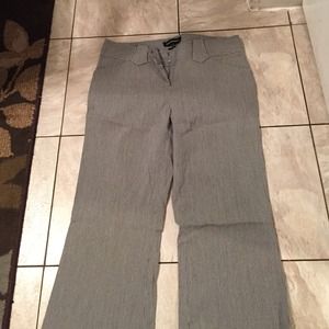 Express editor gray pinstripe dress pants