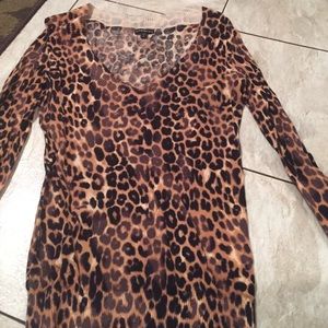 Express leopard sweater