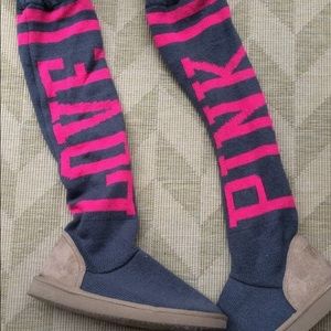 PINK slipper boots 😜