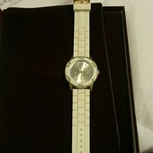 Vivani white & gold watch
