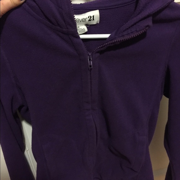 Purple hoodie