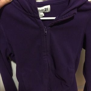Purple hoodie
