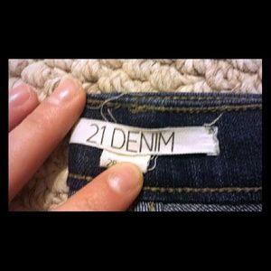 Forever 21 navy blue jeans