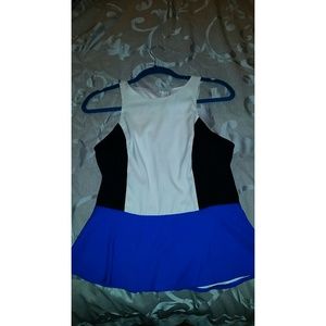 Peplum sleeveless top