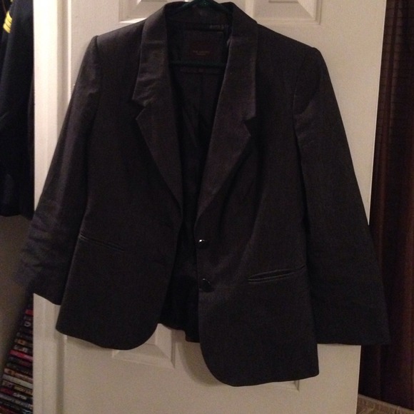 The limited charcoal suit jacket