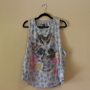 Urban Outfitters Skull Muscle Tee