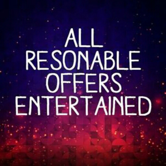 All reasonable offers accepted!
